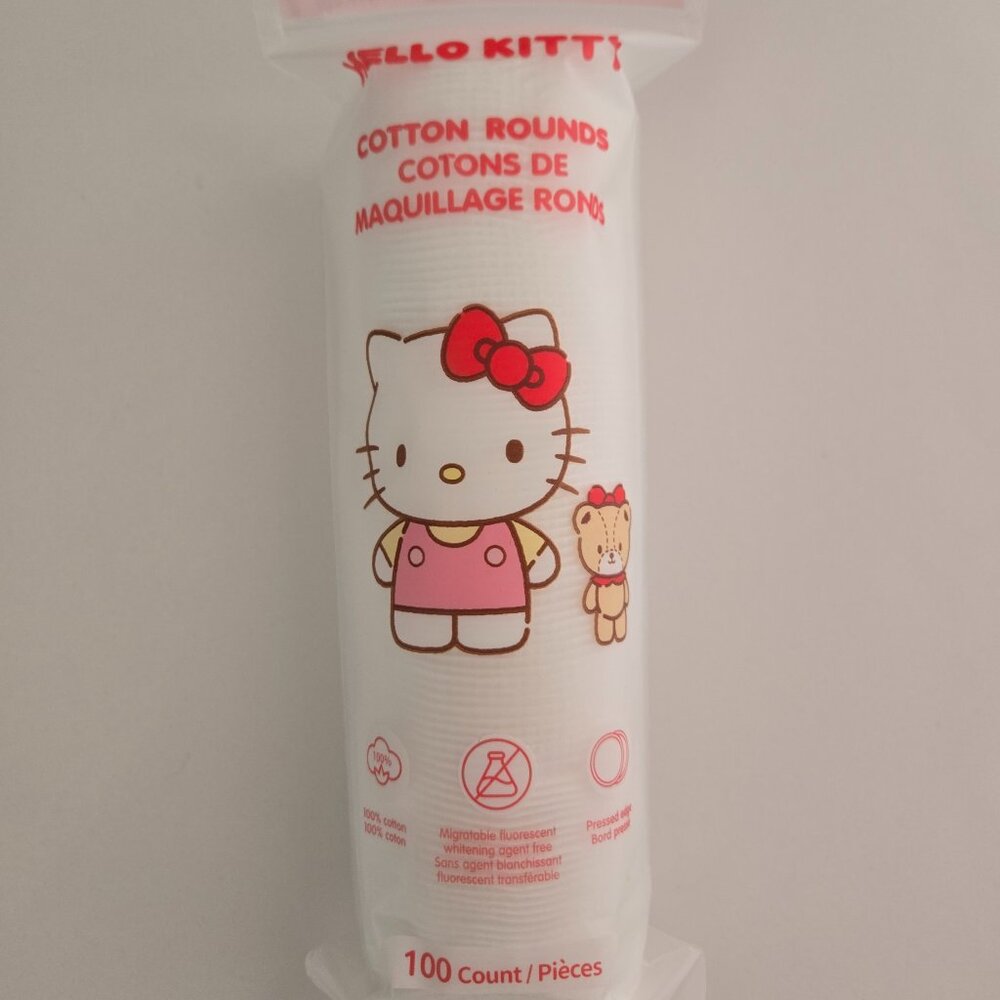 Hello Kitty Cotton Rounds - 100 Count